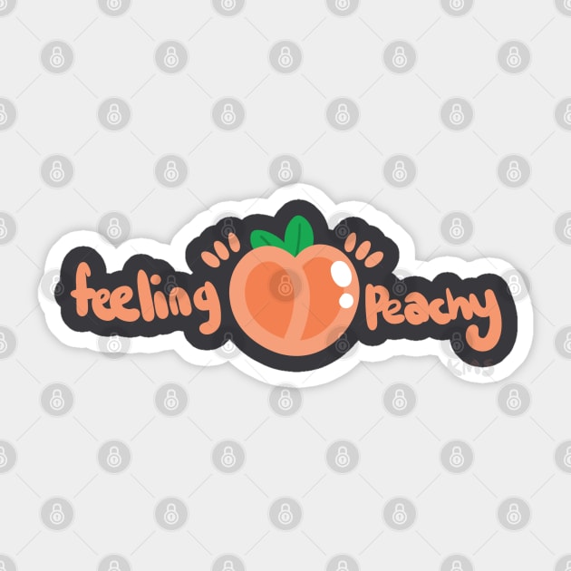 Peachy~ Sticker by kitaemirae